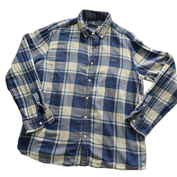 Vineyard Vines Other - Vineyard Vines Classic Fit Whale Flannel Long Sleeve Size XL